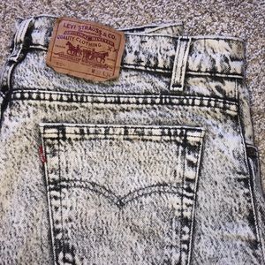 Black acid wash Jeans